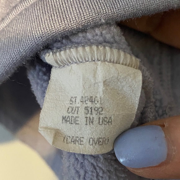 Patagonia Men's Light Gray Zip-Up Sweater - Picture 4 of 5